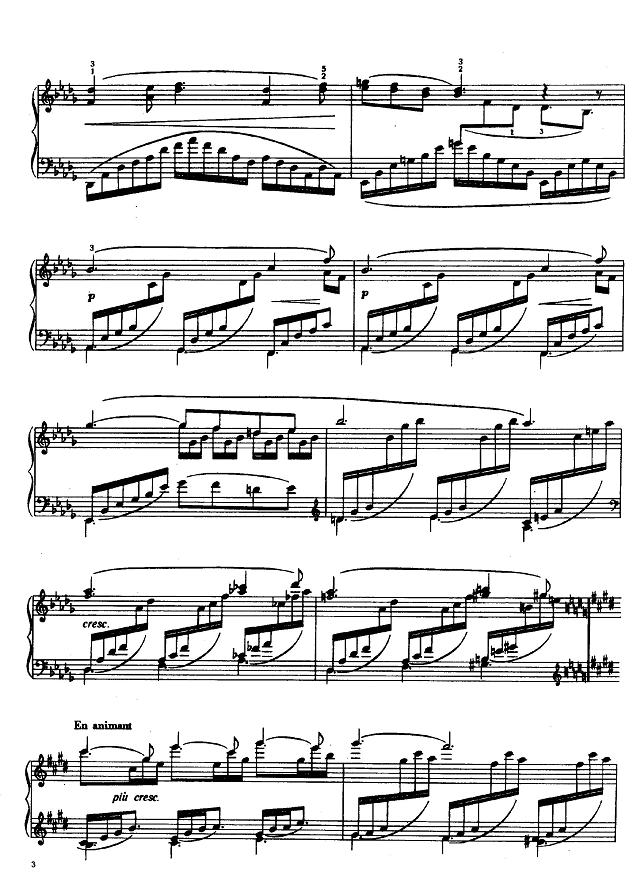 Debussy Clair de lune, page 3